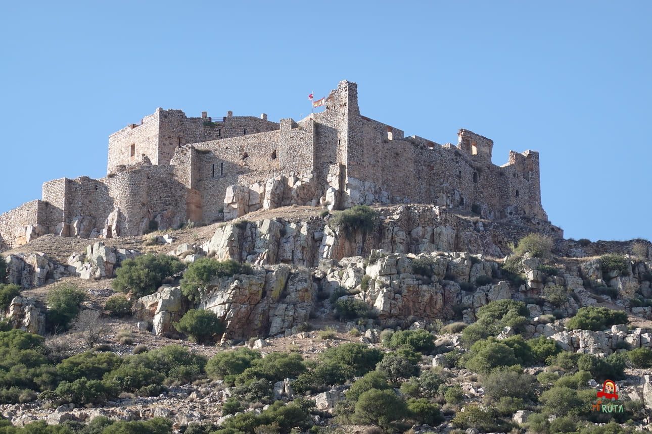 provincia de Ciudad Real en coche eléctrico Castillo de Calatrava La nueva