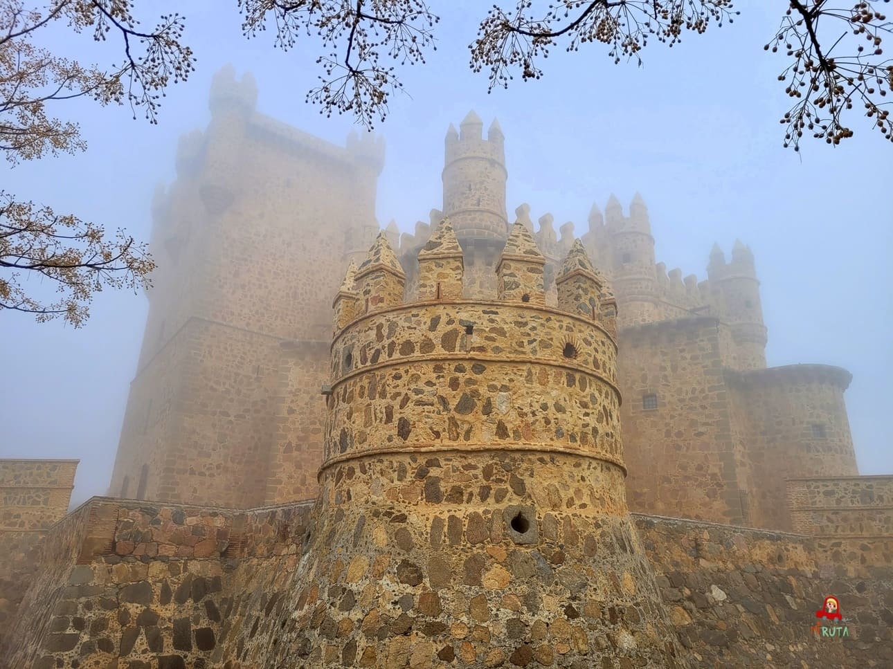 Provincia de Toledo en coche eléctrico Castillo de Guadamur_©Asociación_Mi_Ruta