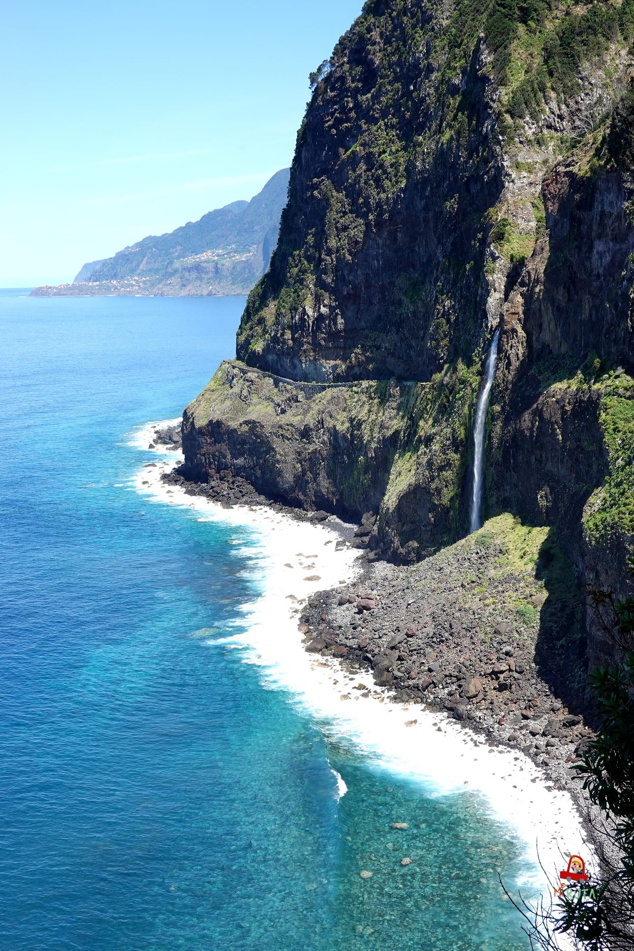 Ruta en coche por el norte de Madeira Cascada del Velo de la novia_Madeira_miruta