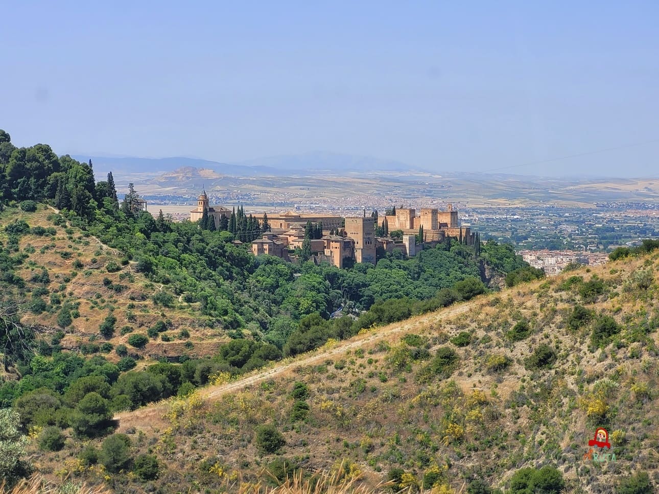 Vistas de la Alhambra desde la Abadía del Sacromonte Vistas de la Alhambra desde la Abadía del Sacromonte