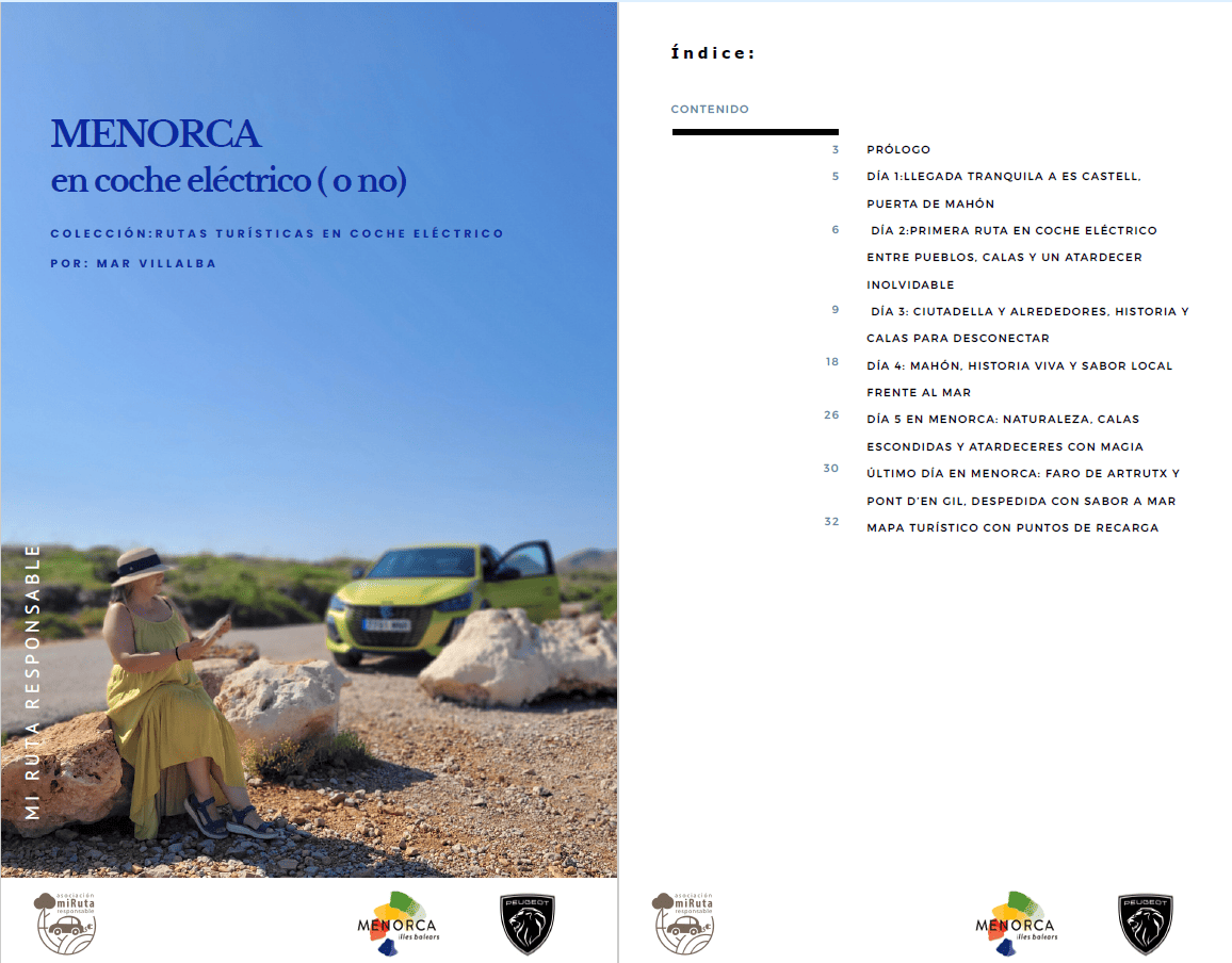 Guía descargable de Menorca en coche eléctrico (o no) - Imagen 2
