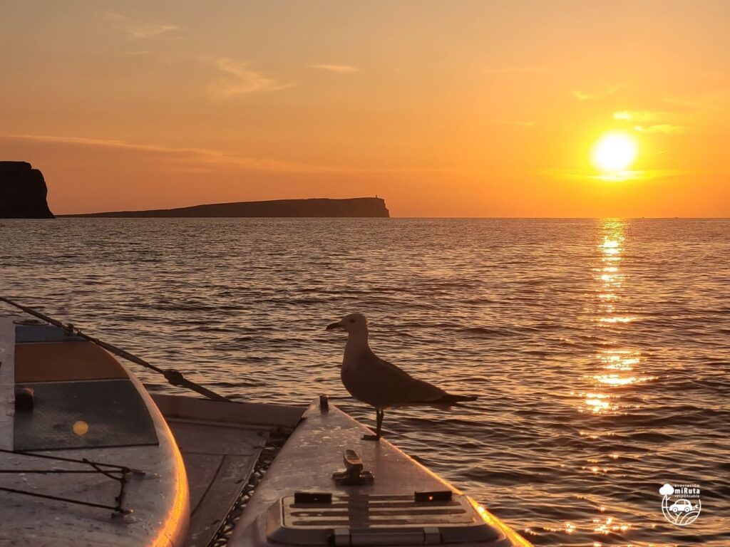 Paseo al atardecer en catamarán_Ruta de 6 dias por Menorca