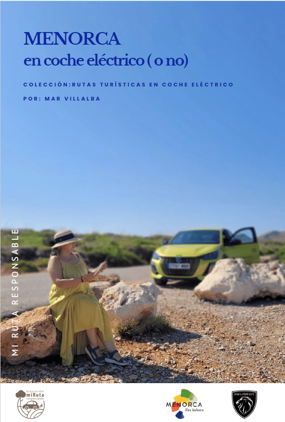 Portada guía de Menorca en coche eléctrico