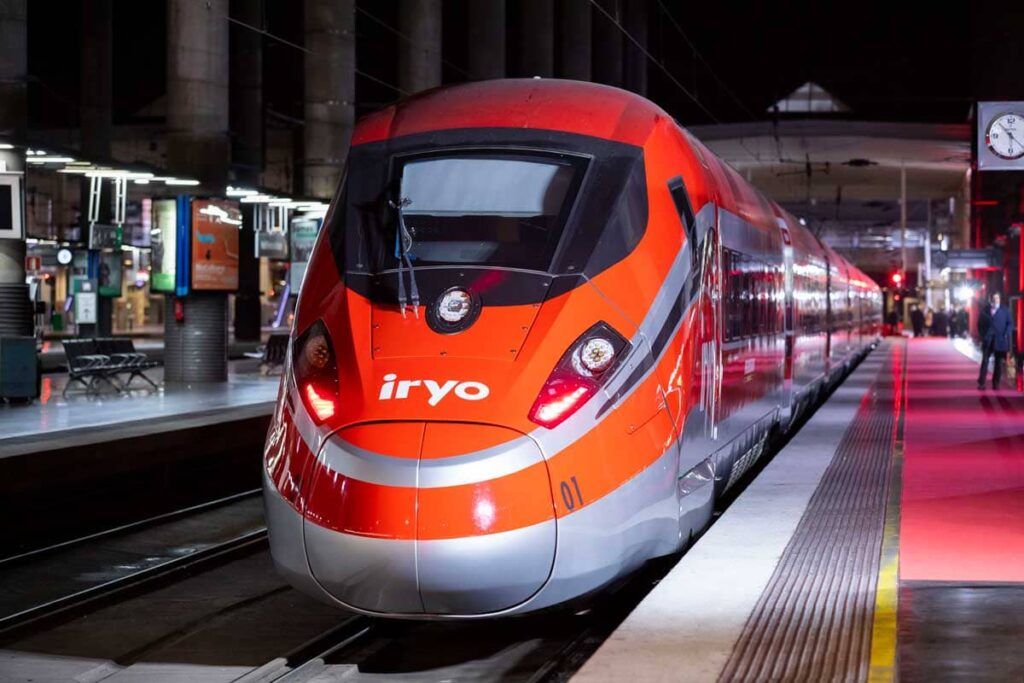 viajar en tren por España con iryo