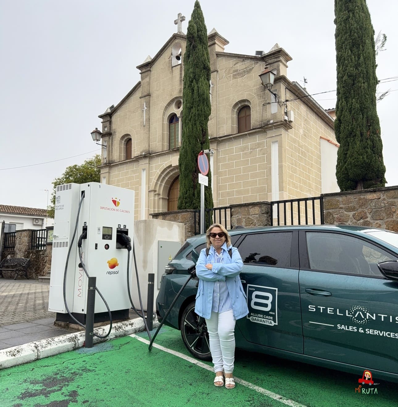 Punto de recarga de Coche eléctrico en Malpartida de Plasencia