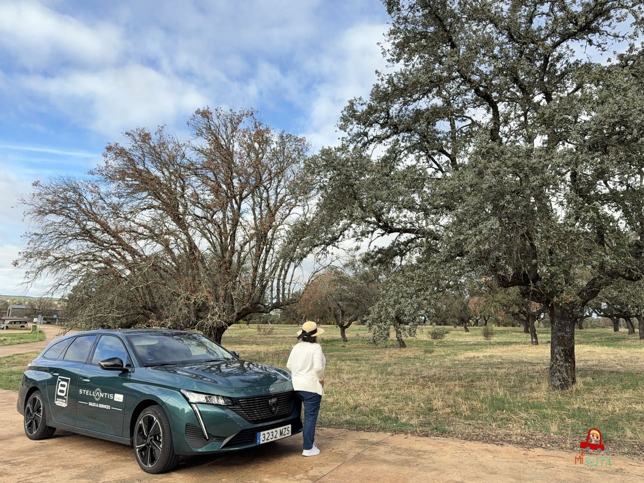 Ruta en coche eléctrico por Monfrague
