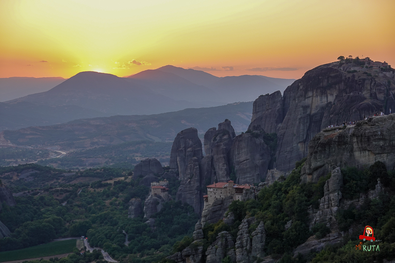 Atardecer en Meteora_Grecia