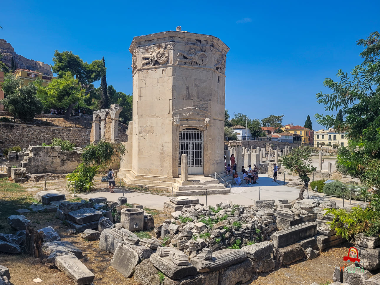 El Ágora Romana_La torre de los vientos_Atenas