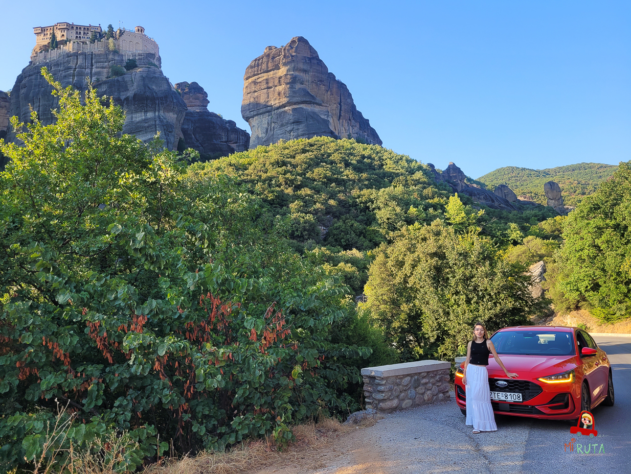 Recorriendo Meteora_Grecia en coche