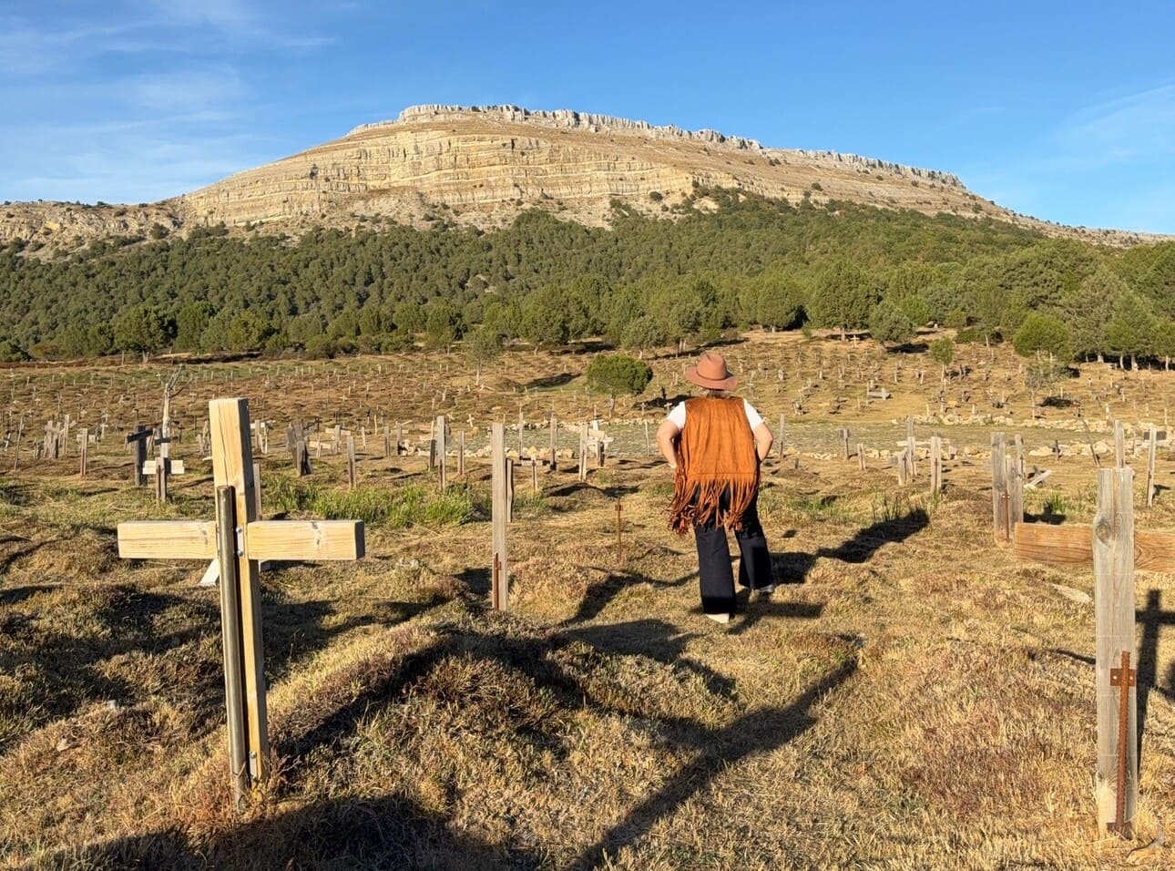 Cementerio de Sad Hill_Ruta de cine en coche eléctrico entre Madrid y San Sebastián