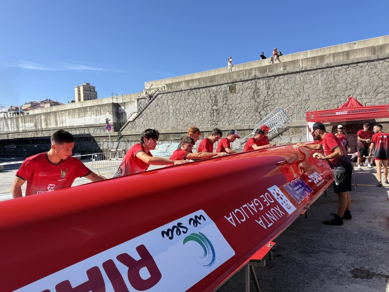 Liga de traineras en Bermeo