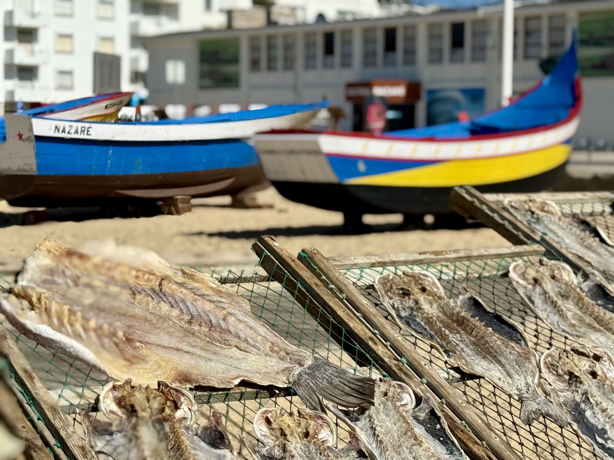 Nazare y los secaderos de pescado